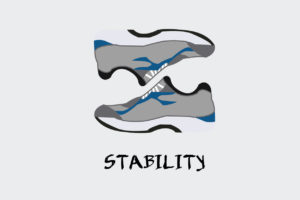 sepatu tipe stability cocok untuk tipe kaki normal arch
