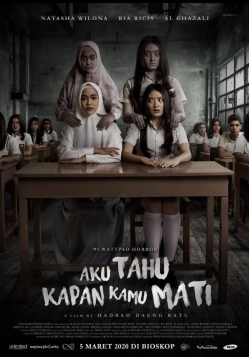 poster film indonesia aku tahu kapan kamu mati