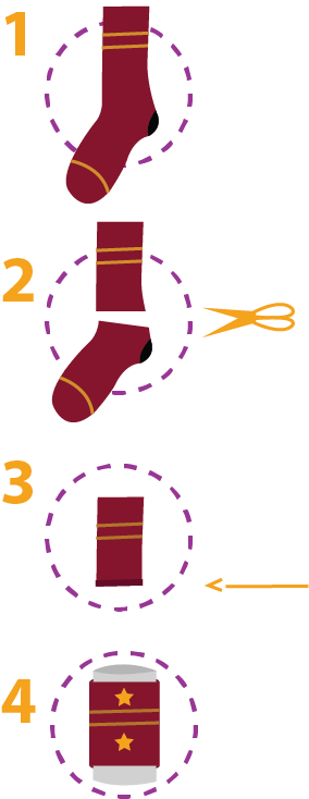 cara membuat kreasi unik dari kaus kaki