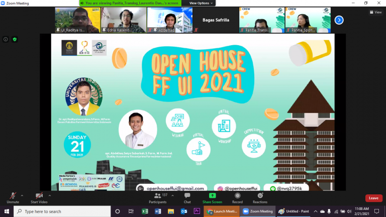 Ikuti Open House Fakultas Farmasi UI 2021 untuk mengenal lebih dekat kampus, dunia farmasi, dan persiapan kuliah di Fakultas Farmasi UI.