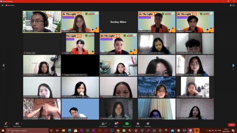Be The Light 2021 mengedukasi siswa OSIS SMA tentang growth mindset melalui materi interaktif, diskusi, dan kreativitas dalam sesi seru.