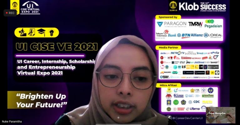 Temukan pentingnya Career Navigation Danone dalam webinar UI CISE 2021, dengan insight dari HR untuk meraih karir impianmu.