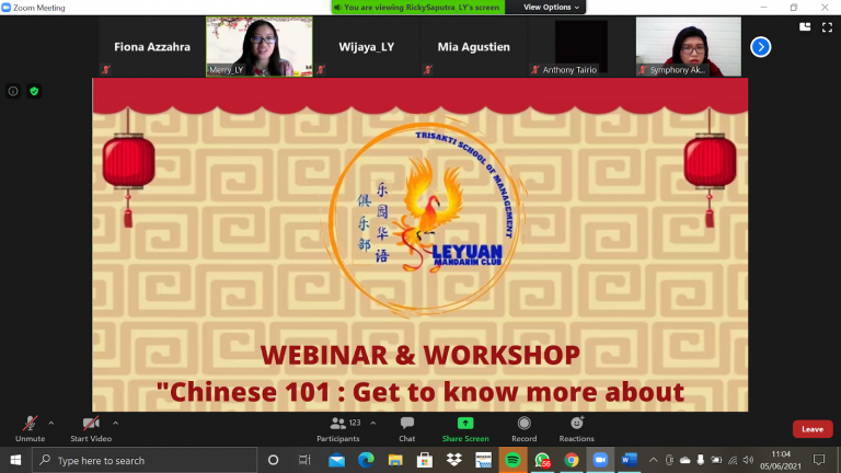 Webinar & Workshop Chinese 101: Jelajahi budaya Tionghoa, bisnis Mandarin, tata krama meja makan, dan catur China secara interaktif