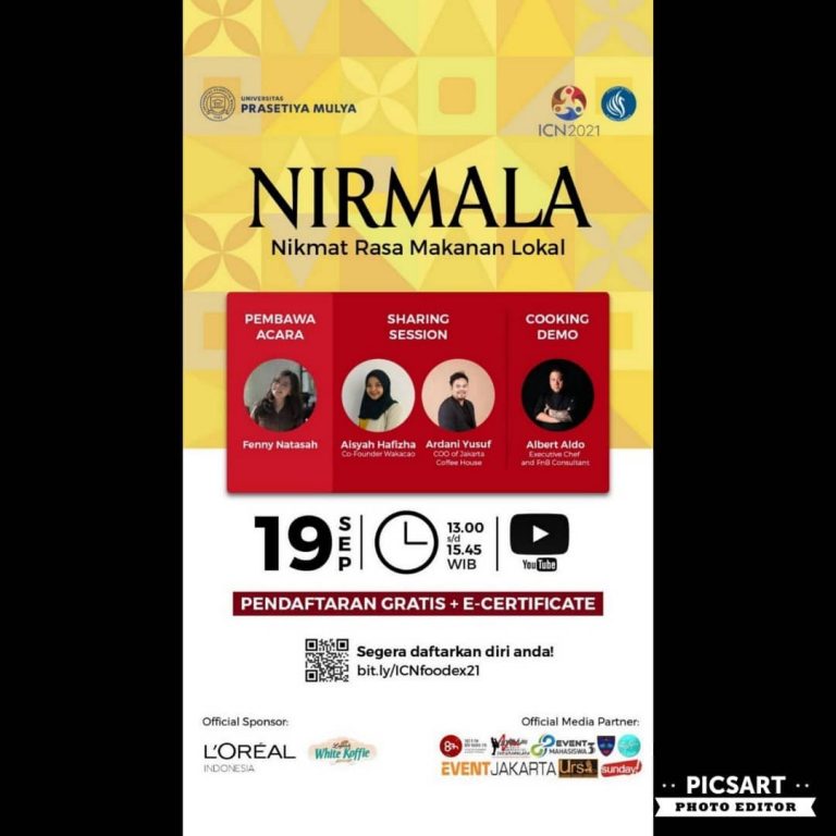 Ikuti Food Exhibition 2021 dan kenali cita rasa kuliner lokal melalui sharing session dan cooking demo yang menarik!