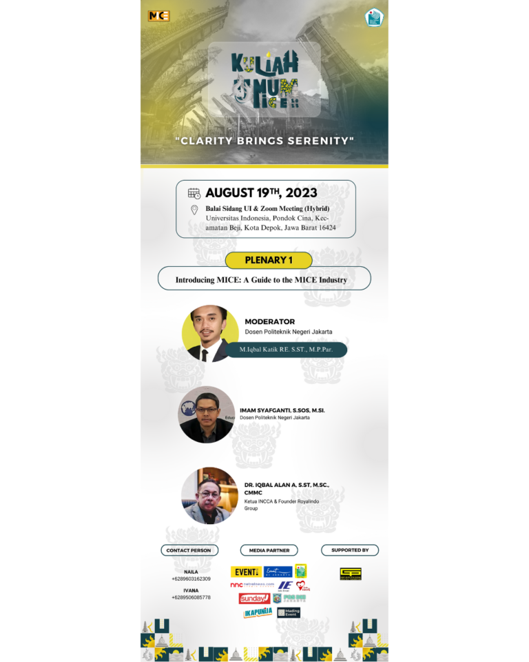 Kuliah Umum MICE 2023: Introducing MICE A Guide to the MICE Industry