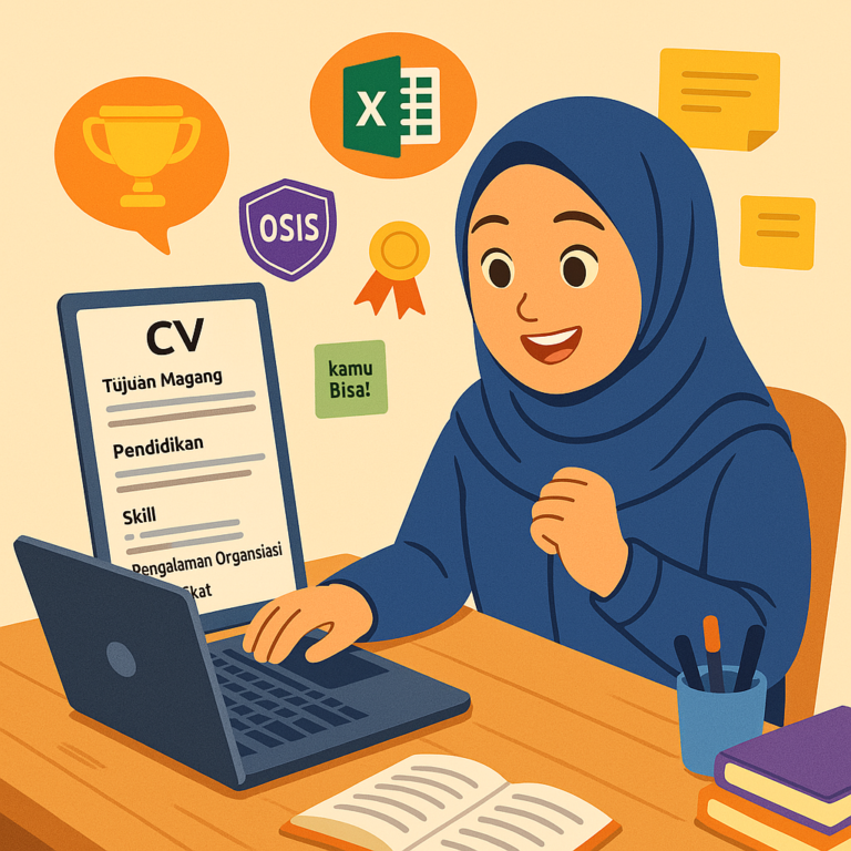 Belum ada panduan membuat CV? dan program magang sudah makin dekat? tenang, kali ini sunny siapkan panduan membuat CV yang simpel buat kamu.