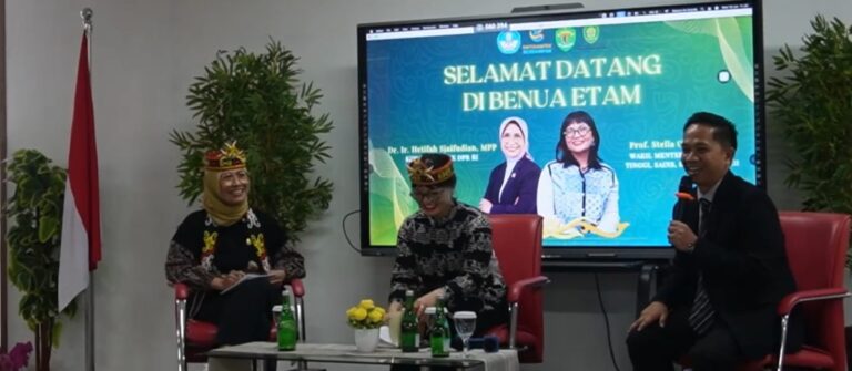 Kunjungan Wamendikti Saintek, Prof. Stella Christie, Ph.D. ke SMAN 10 Samarinda