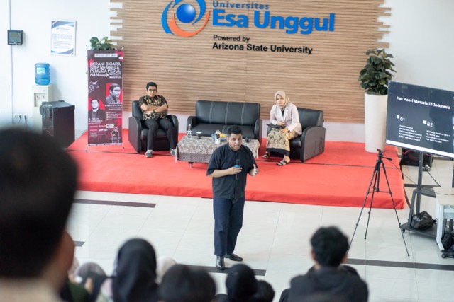 Seminar Nasional "Berani Bicara, Siap Membela: ​Pemuda Peduli HAM" di Universitas Esa Unggul
