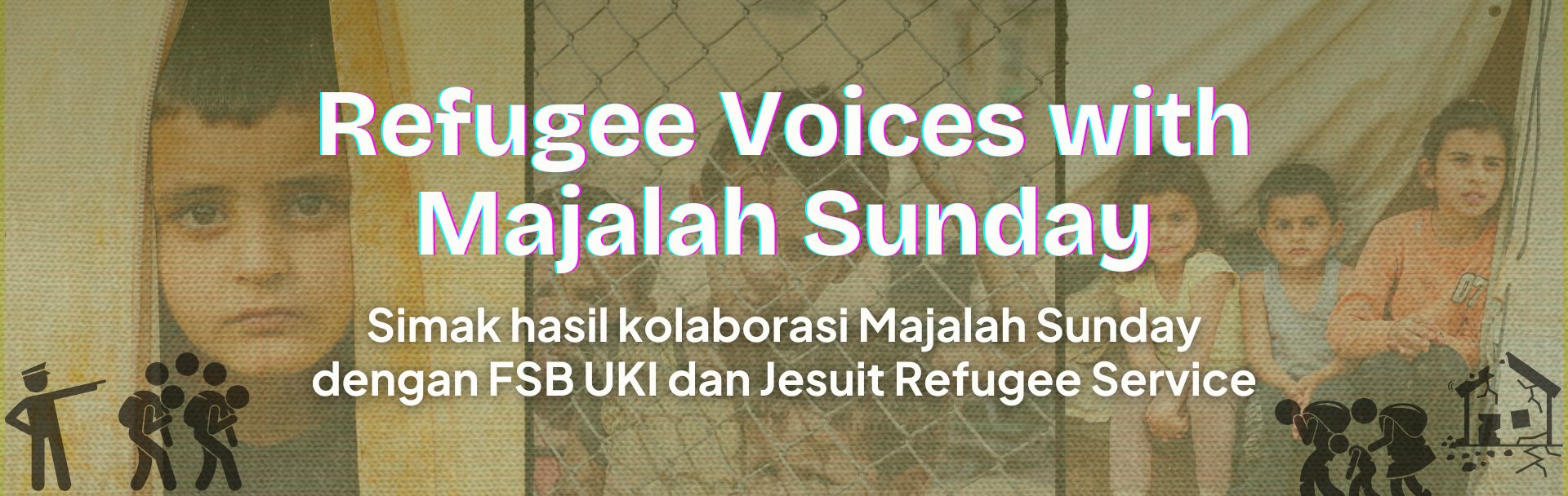 Cover Barefoot Dreams: Voices of Refugees in Indonesia with Majalah Sunday
