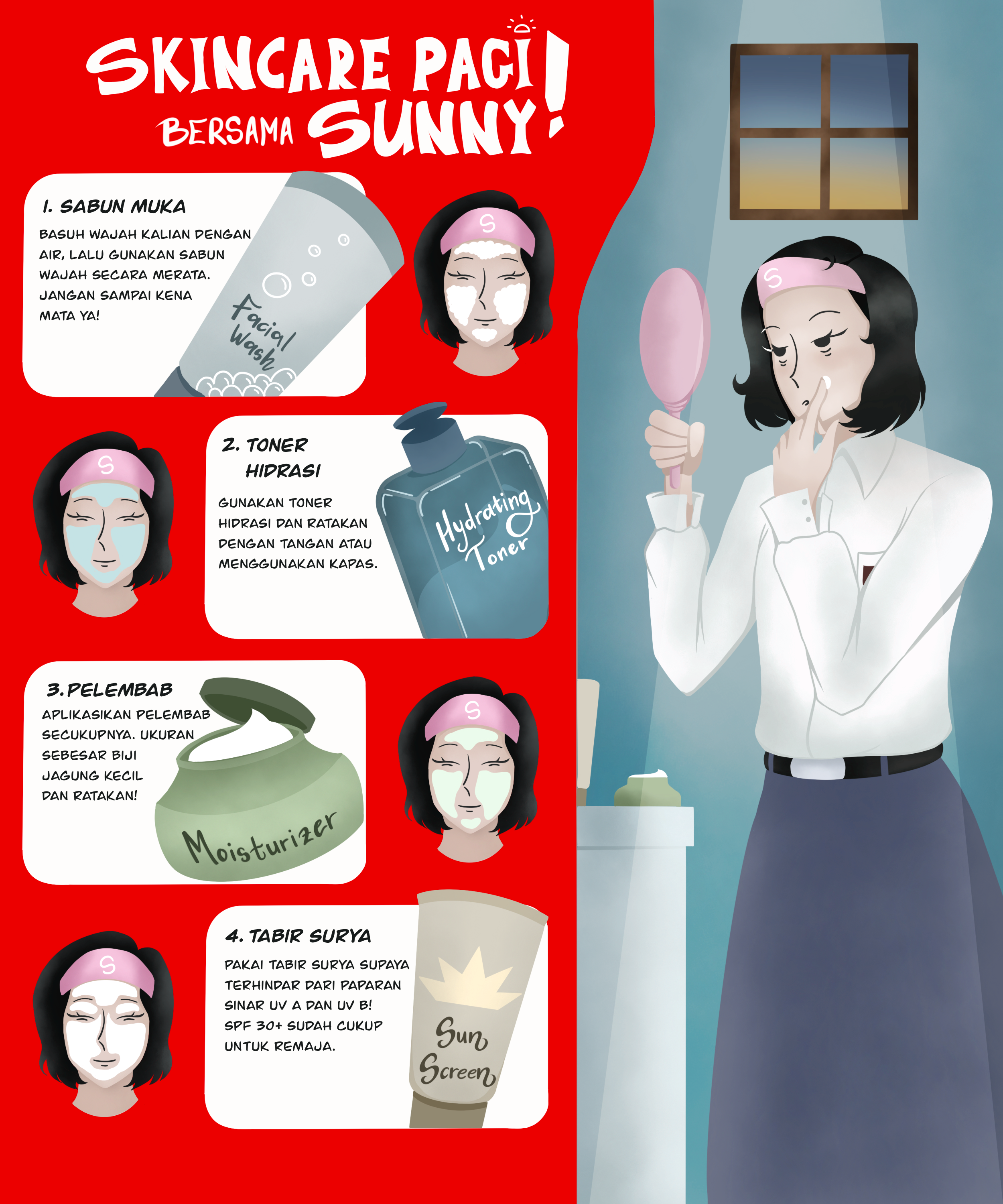 Skincare Pagi: Langkah-Langkah Simpel yang Bikin Kulitmu Lebih Sehat dan Percaya Diri!