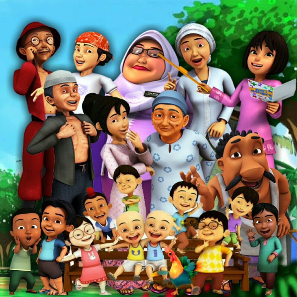Tokoh Serial Upin & Ipin (pinterest.com/Yoga tepong)