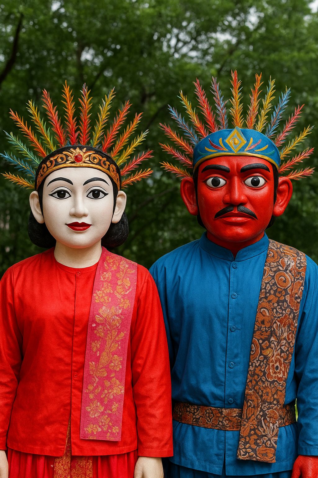 Di balik wajah seramnya, ternyata ondel-ondel punya makna mendalam dan sejarah keren yang jadi kebanggaan budaya Betawi, lho!