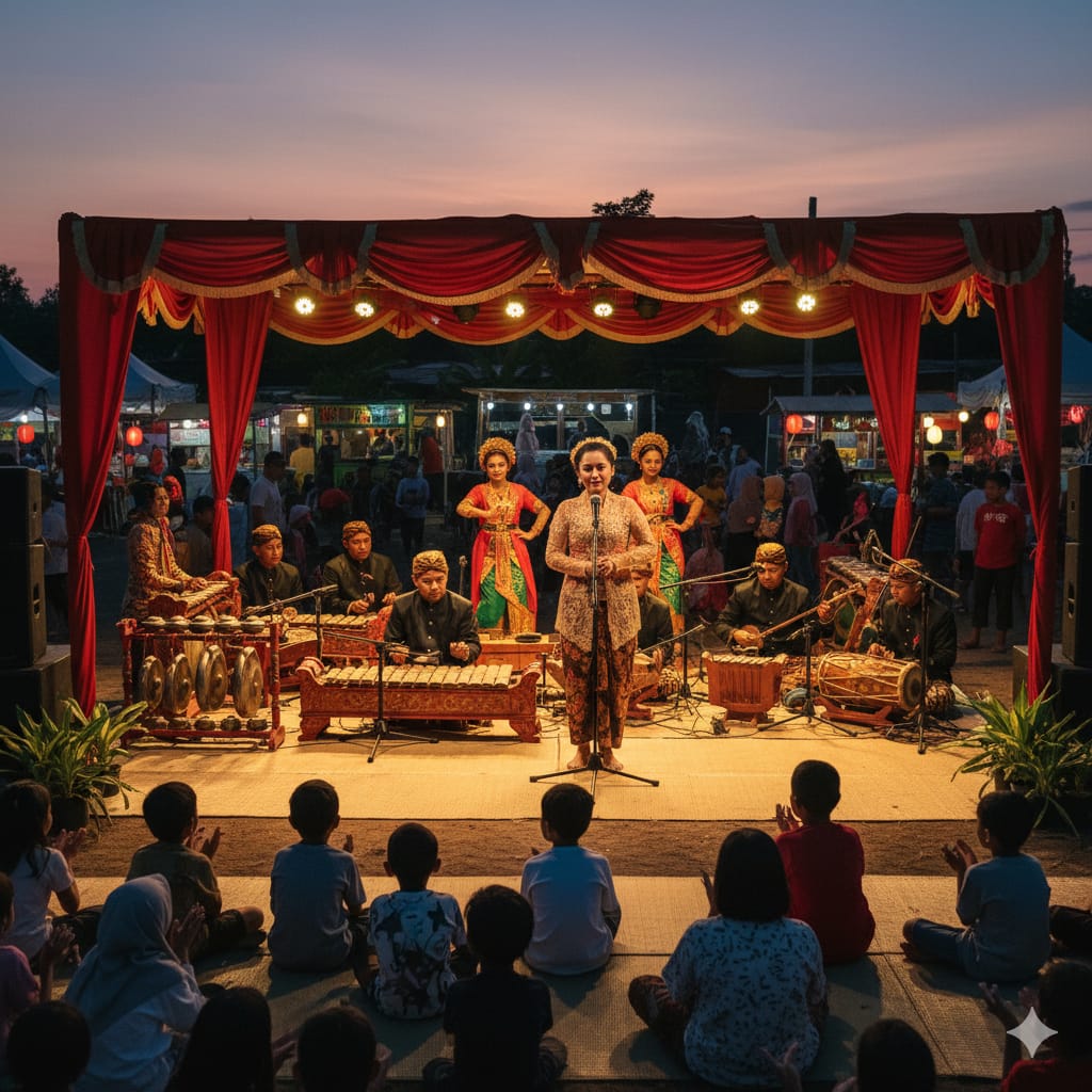 Pernah dengar musik dengan suara khas perpaduan gong, alat gesek, dan nada-nada ceria yang langsung bikin suasana hidup