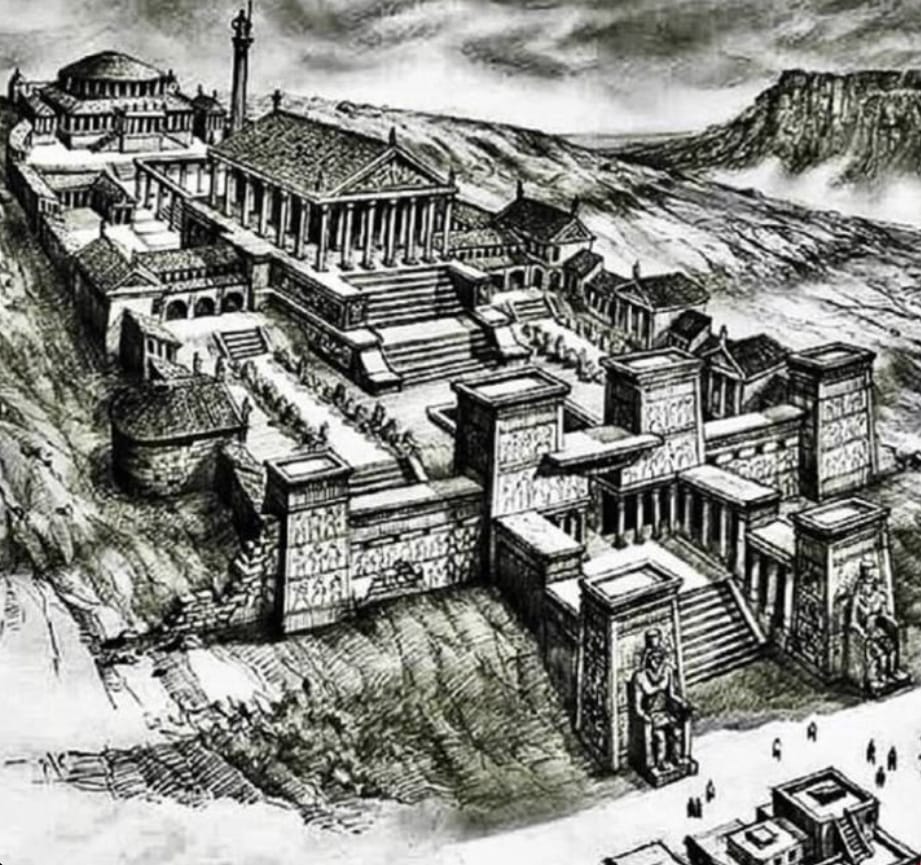 Building of Alexandria Library