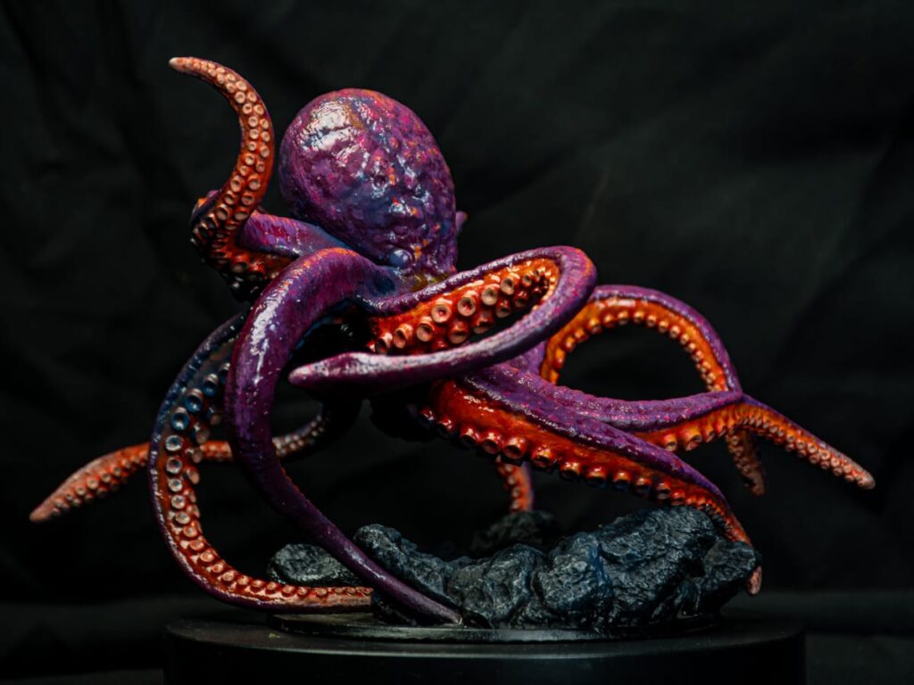 Ilustrasi cumi-cumi raksasa yang sering dikaitkan dengan legenda Kraken