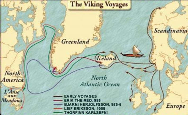 The Ancient Map of Vikings