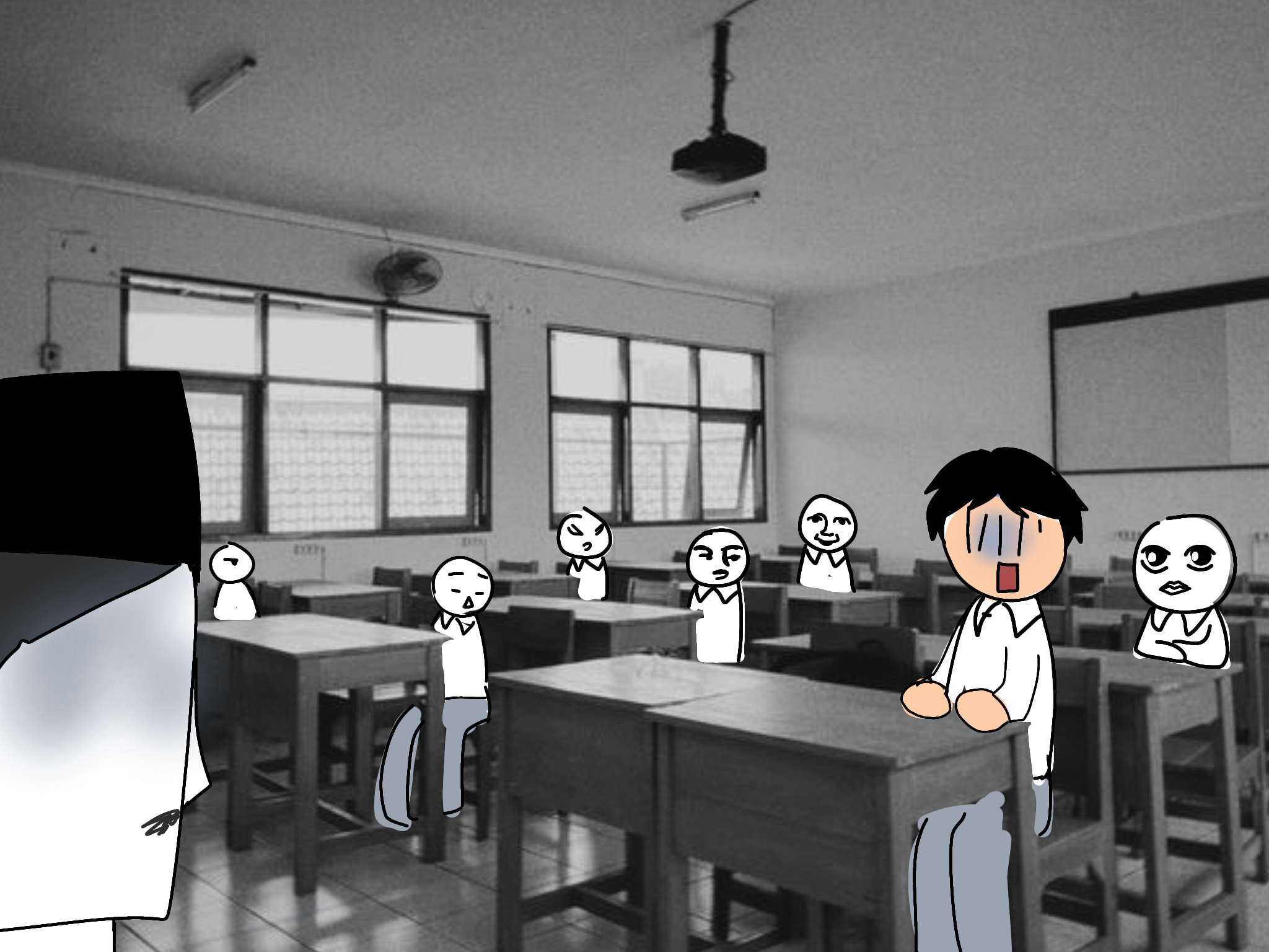 Efek Begadang membuat Ali tak fokus di kelas