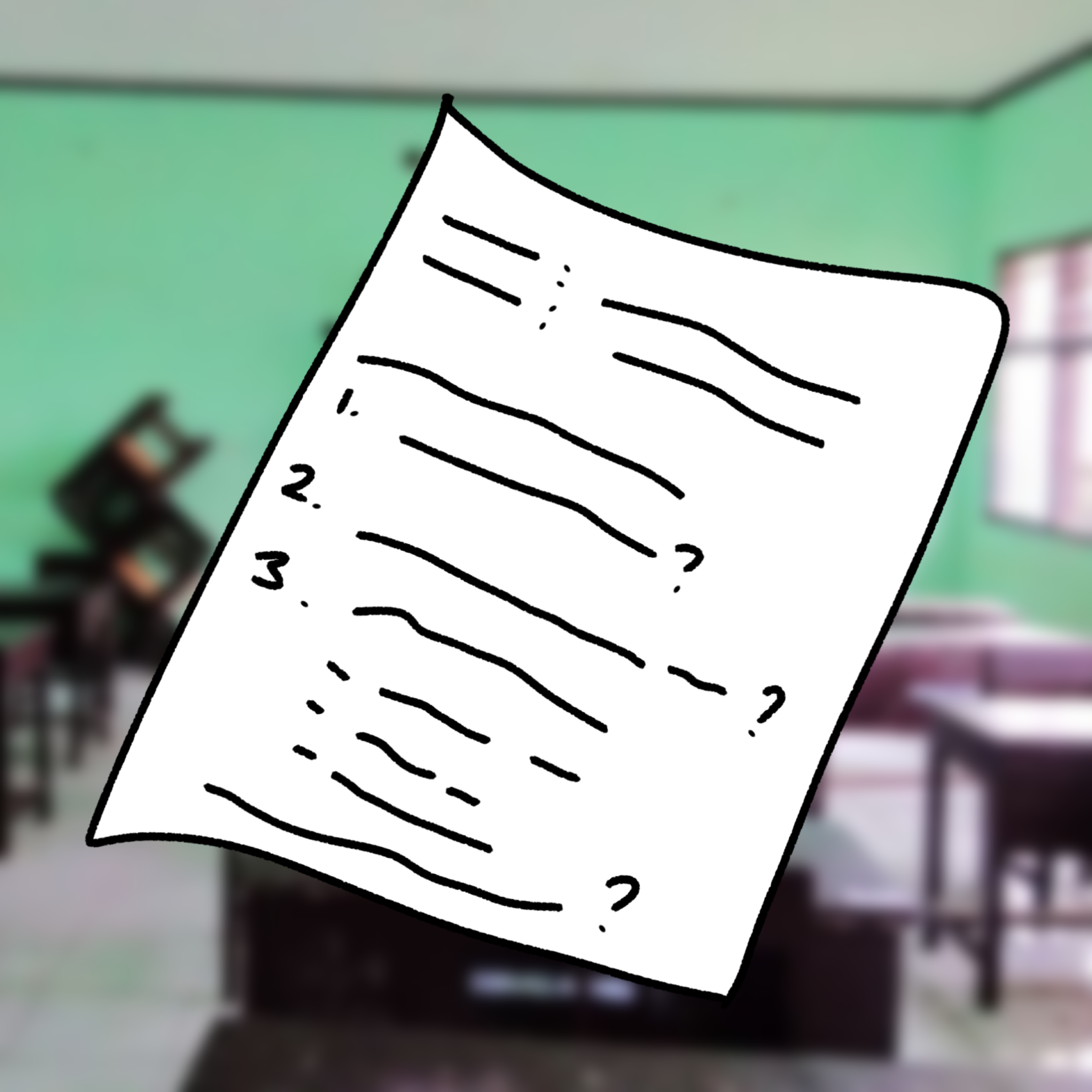 Tipe-tipe siswa saat mengerjakan test dadakan dari sekolah.