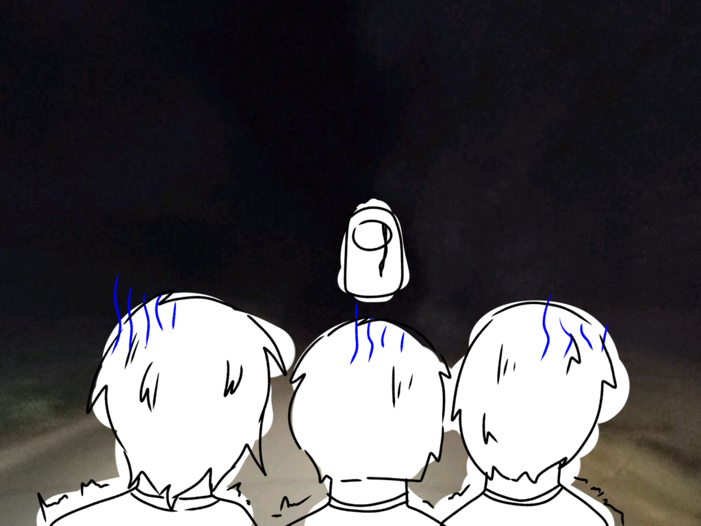 Berpetualang membangunkan orang sahur.