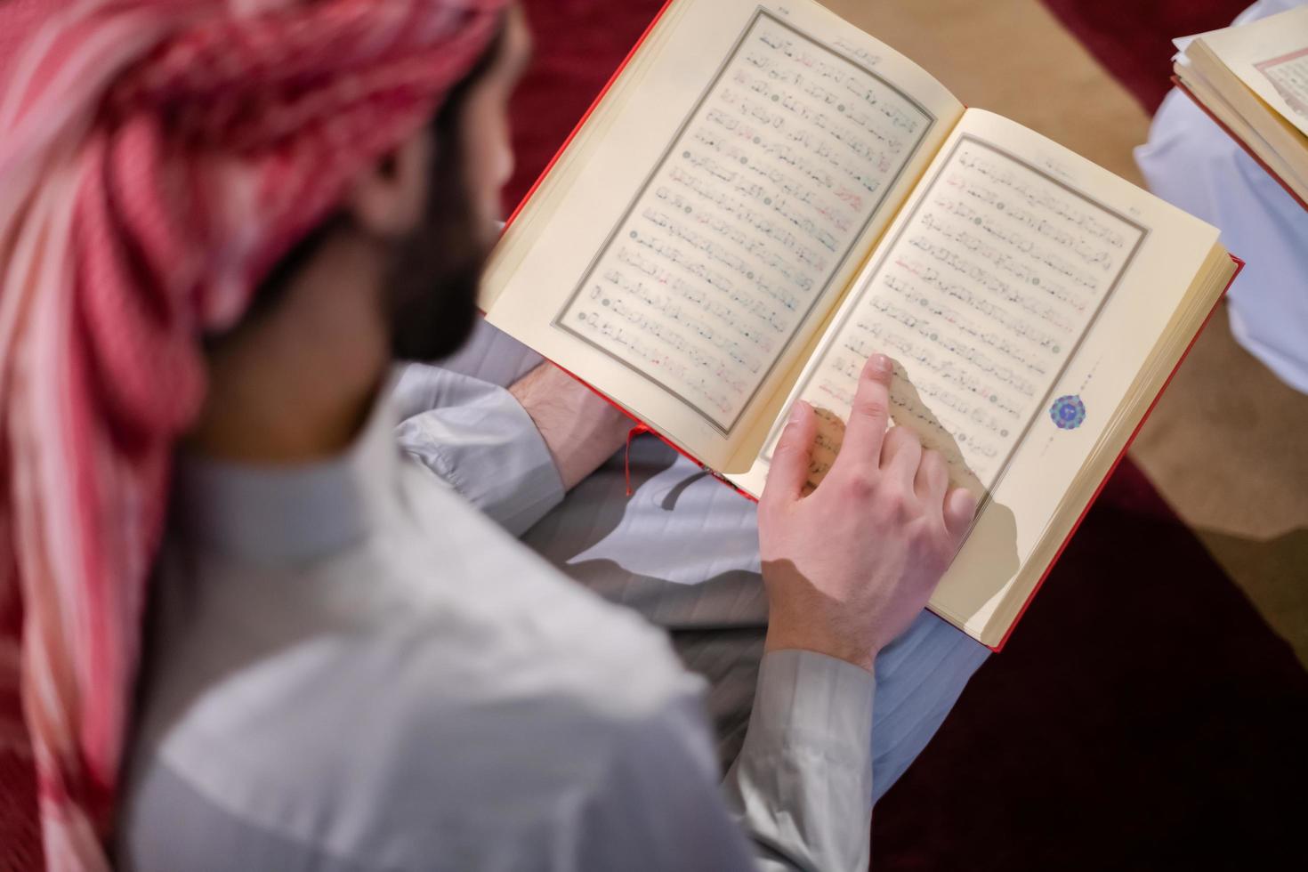 A person read al-qur'an