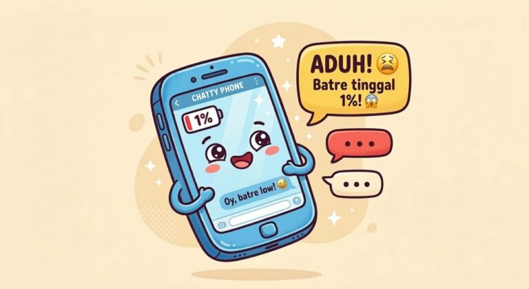 Sebuah Cerpen – Baterai HP 1%