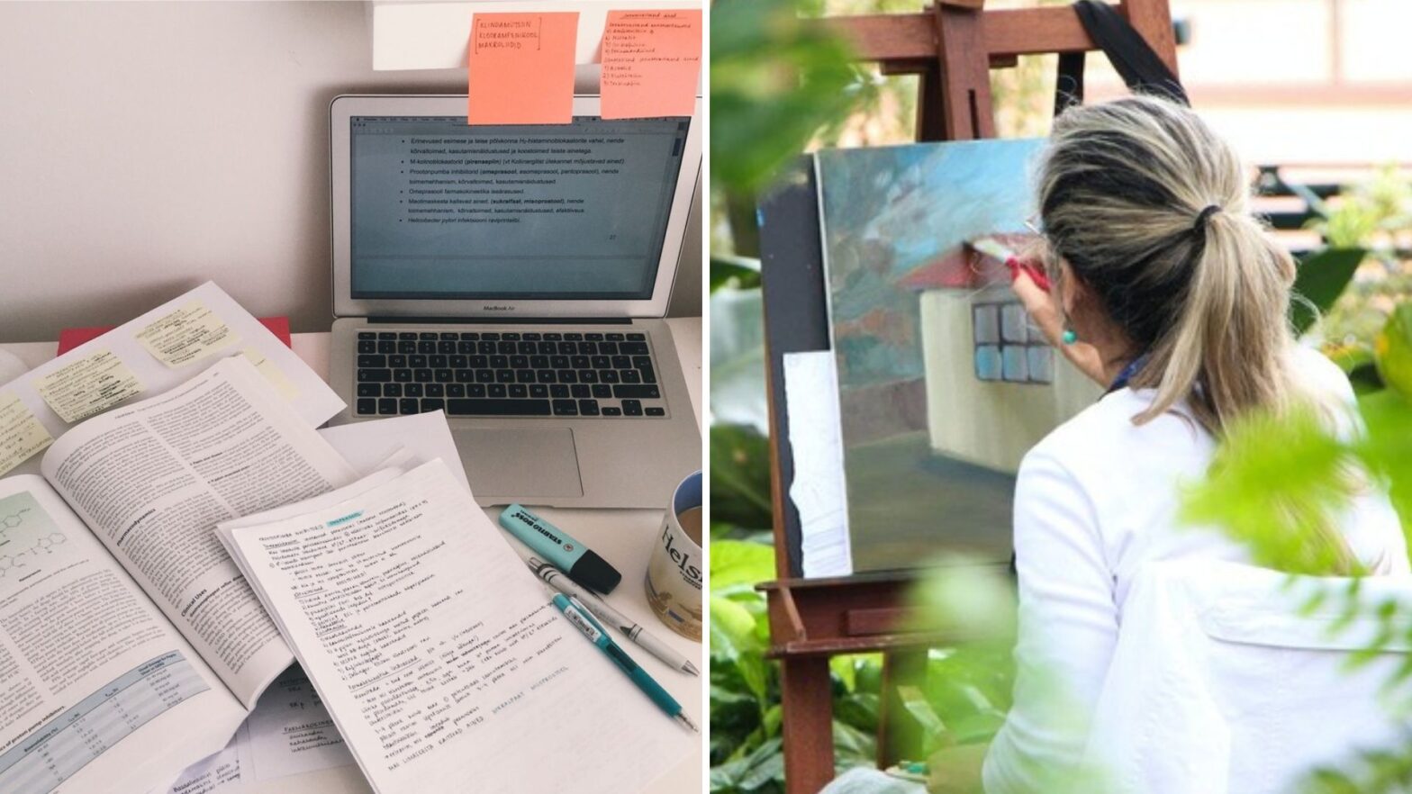 Baik belajar dan hobi, keduanya adalah hal yang baik dan bermanfaat. Belajar berguna buat kecerdasan, hobi berguna buat mental healthmu