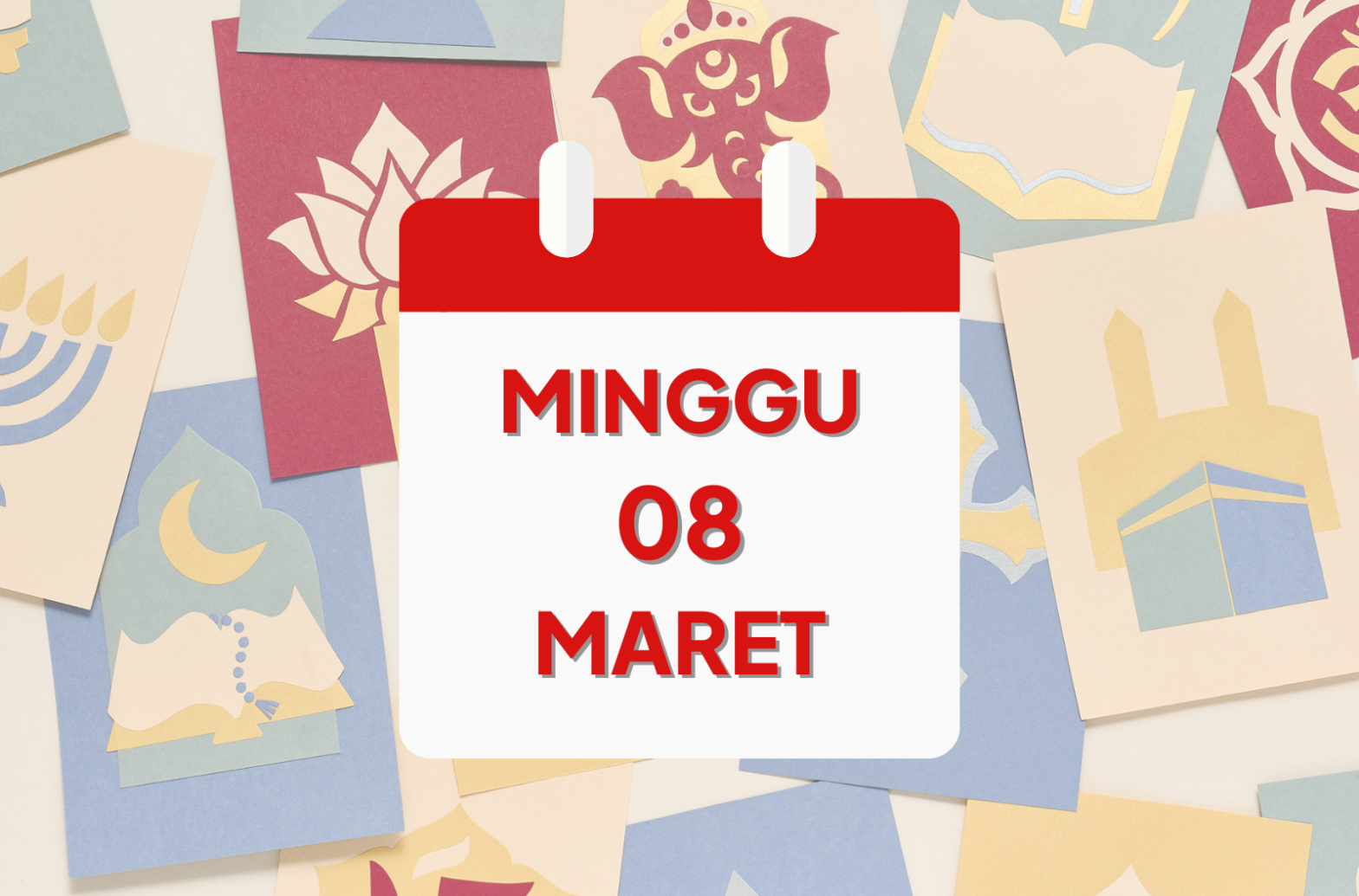 Contoh Kalender Hari Minggu