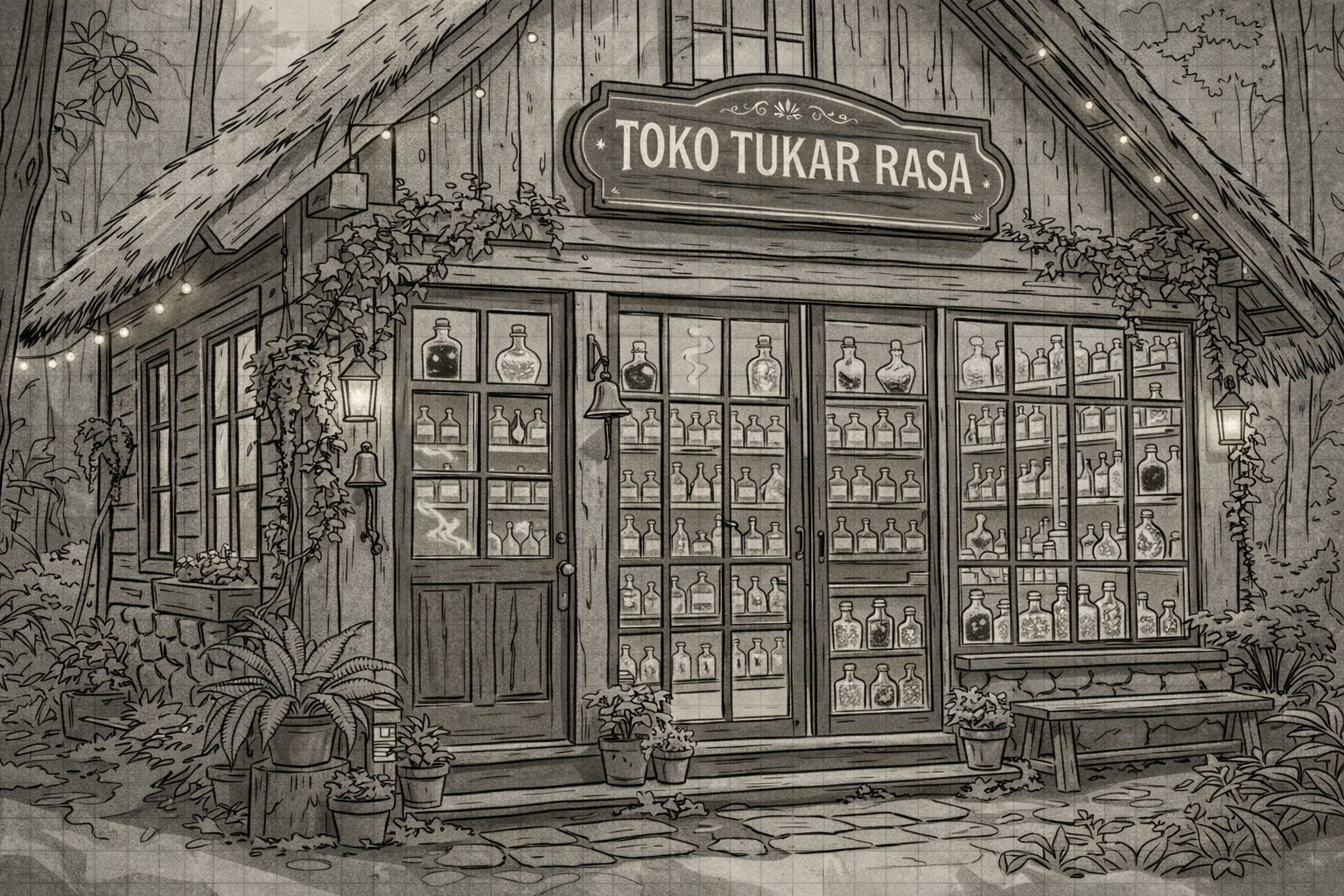 Tepat di sebuah gang sempit dekat rumahnya, Bumi menemukan toko ajaib yang menawarkan barter mustahil: menghapus rasa gagal akibat ekspektasi orang tua, dengan bayaran kenangan paling bahagia yang ia punya.