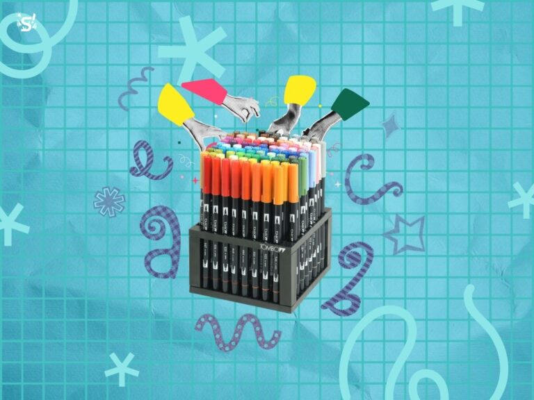 tampilan brush pen untuk hand lettering