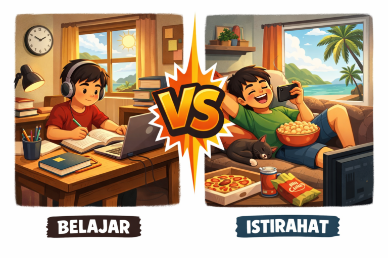 5 Tips Belajar vs Istirahat di Hari Libur