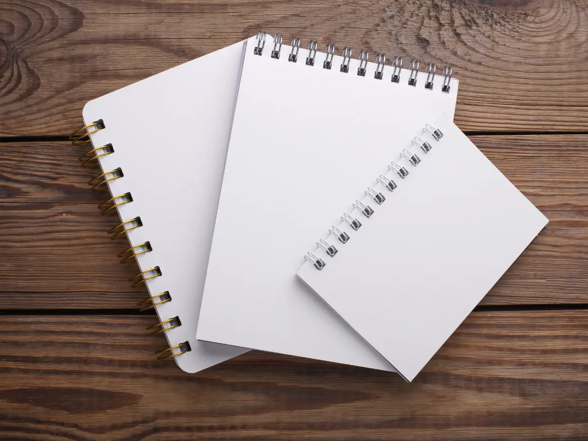 menampilkan ukuran buku tulis big,medium,small