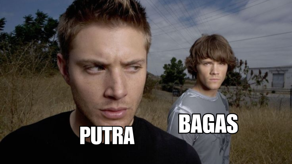 Ensiklopedia kalau jadi manusia dan hidup, mungkin akan menamai dirinya dengan nama Bagas. Dan Putra harus betah punya teman tahu segala hal.