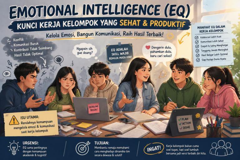 Belajar Pendekatan Emotional Quotient (EQ) dalam Kerja Kelompok.