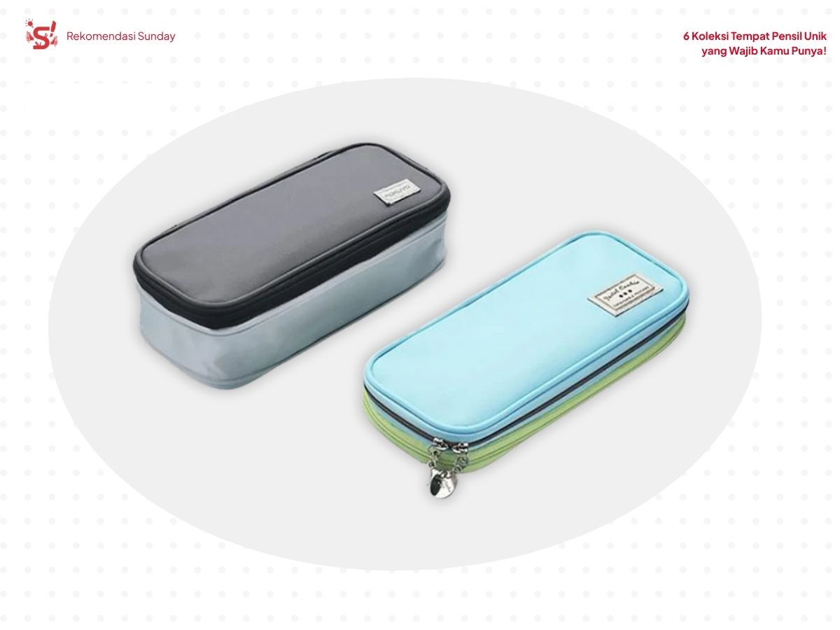 Tempat pensil unik dari Kokuyo Novita R dengan fitur bisa diperluas spacenya keatas