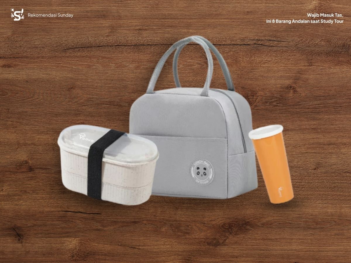 Tempat bekal sebagai rekomendasi barang yang wajib dibawa saat study tour