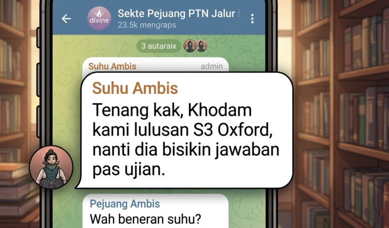 Sebuah Cerpen – Muslihat Sekte Joki SNBT