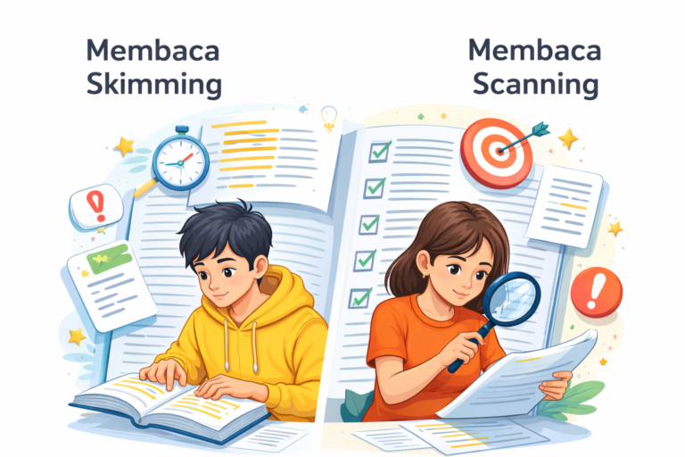 Teknik Membaca Cepat Skimming dan Scanning