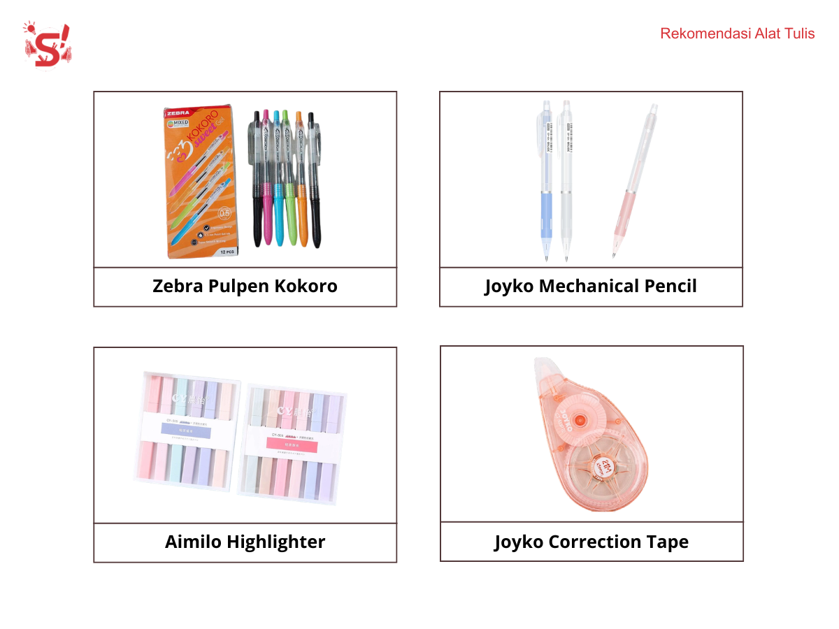 Rekomendasi School Essentials untuk Pelajar yang Bikin Sekolah Makin Produktif!