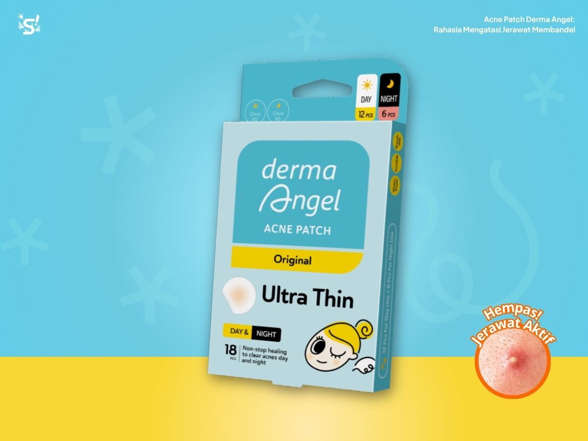 Rekomendasi produk untuk mengatasi jerawat aktif dengan derma angel acne patch original