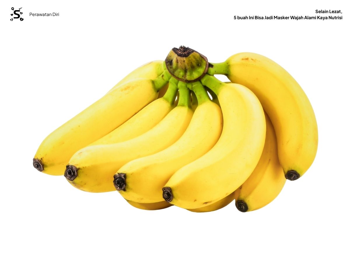 buah pisang sebagai bahan untuk masker wajah