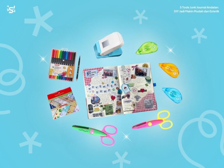 5 rekomendasi peralatan Junk Journal