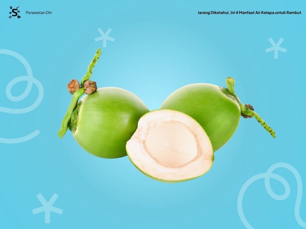 Jarang Diketahui, Ini 4 Manfaat Air Kelapa untuk Rambut