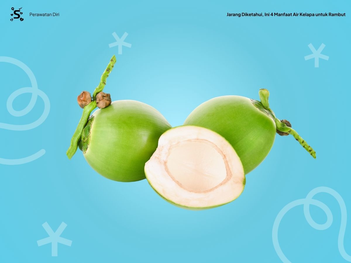 Manfaat air kelapa untuk perawatan rambut