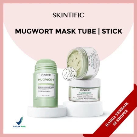 skintific mugwort mask anti acne clay