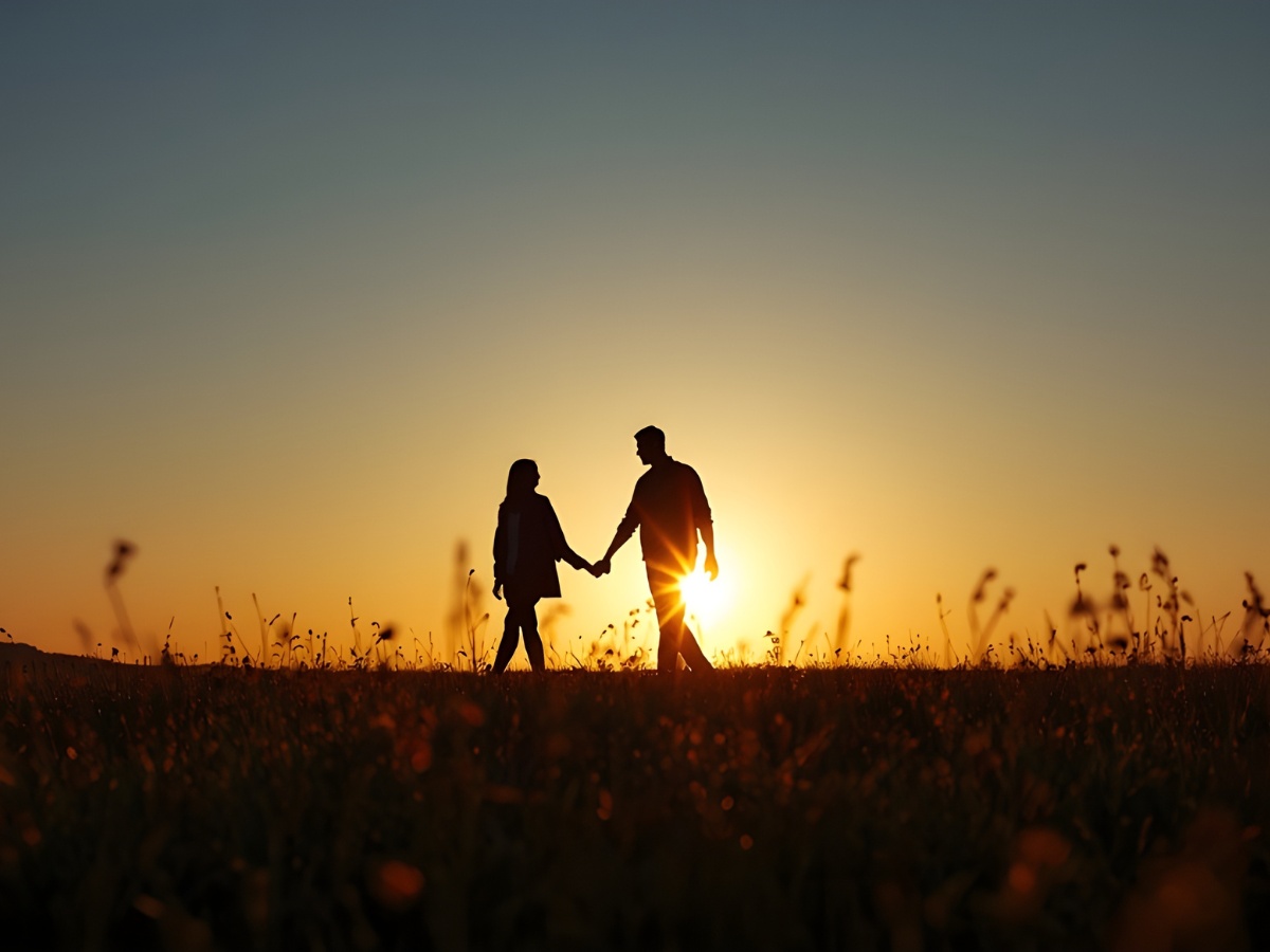 ilustrasi consummate love dengan intimacy, passion, dan commitment dalam hubungan romantis