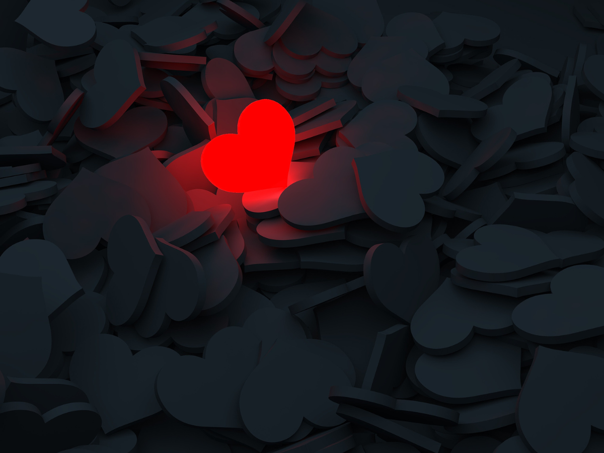 ilustrasi empty love dengan commitment tanpa intimacy dan passion