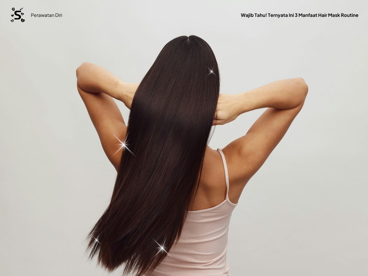 Membantu Rambut Tampak Lebih Berkilau sebagai manfaat hair mask routine