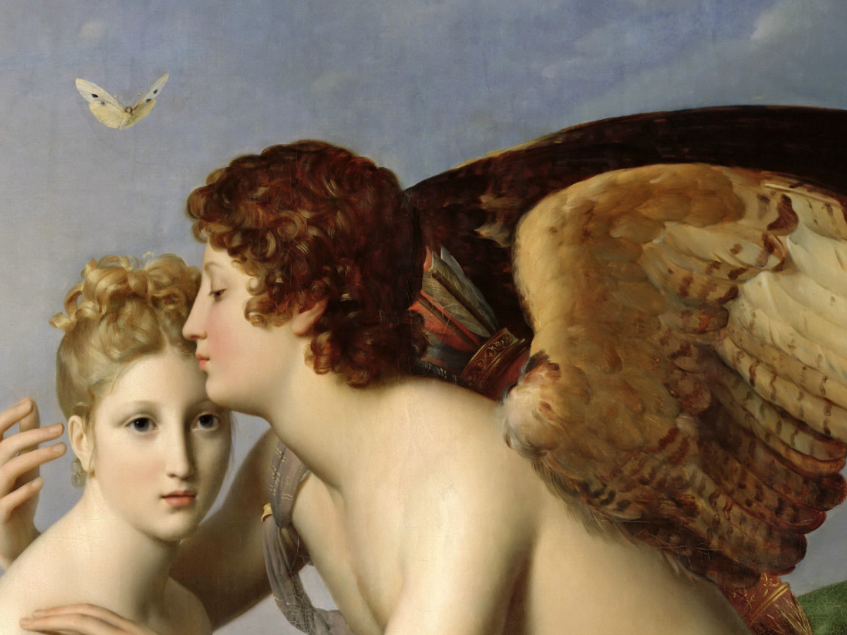 Ilustrasi Eros dan Psyche dalam kisah mitologi Yunani | Dewa Cinta Yunani Juga Pernah Ghosting?! Ini 6 Drama Cinta Yunani Kuno, Mana yang Mirip Nasib Asmaramu?