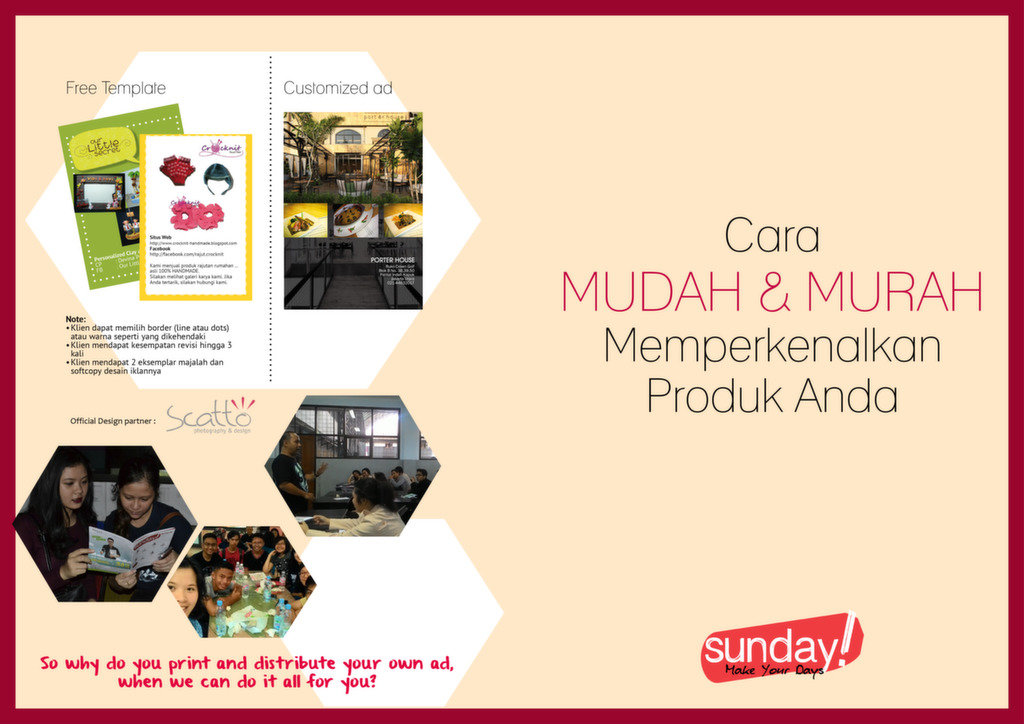 Pasang Iklan Majalah Sunday